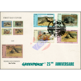 25 Jahre Greenpeace: Meeresschildkrten -FDC(II)-