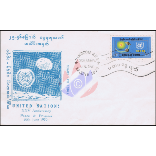 25 years of the United Nations (UN) -FDC(I)-