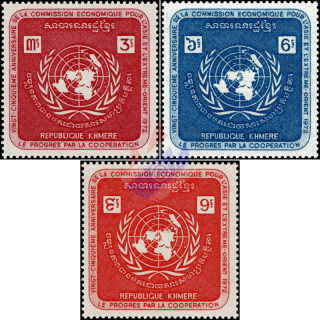 25 Years Economic Commission for Asia and the Far East (ECAFE) (MNH)