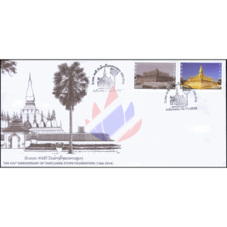 450 Jahre That Luang Stupa (1566-2016) -FDC(I)-