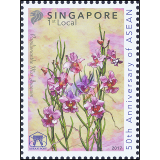 50 Jahre ASEAN: SINGAPUR - Papilionanthe ?Miss Joaquim? (**)