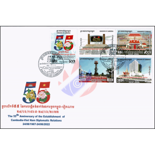 55 years of diplomatic relations with Vietnam -FDC(I)-