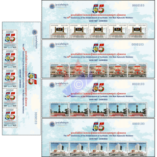 55 years of diplomatic relations with Vietnam -STRIPE- (MNH)