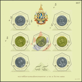 84. Geburtstag Knig Bhumibol (I)-TYPE II- (272IIA) ERROR/DOPPELTE NOMINALE (**)
