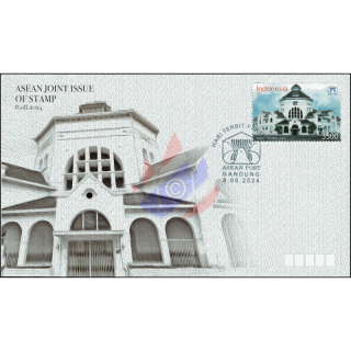 ASEAN 2024: Post Office Building Medan -FDC(I)-