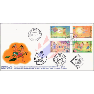 BANGKOK 2000 (I): Kinderspiele -FDC(I)-IST-