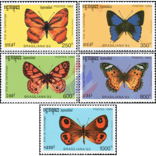 BRASILIANA 93, Rio de Janeiro: Butterflies (MNH)