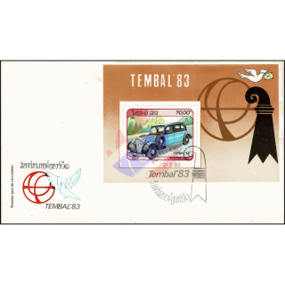 Souvenir Sheet issue: Stamp exhibition TEMBAL 83, Basel (95A) -FDC(I)-