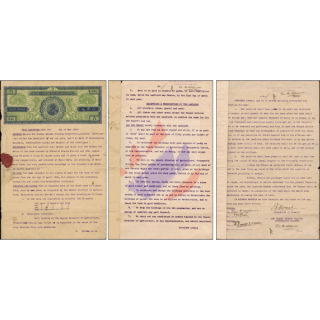 Burmese lease agreement of 1934 over a plantation