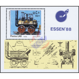 ESSEN 88: Old Locomotives (123A) (MNH)