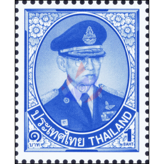 Freimarke: K�nig Bhumibol 10. Serie 1 Baht 1. DRUCK CARTOR