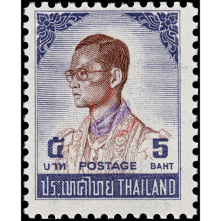 Freimarke: Knig Bhumibol 6.Serie 5 BAHT