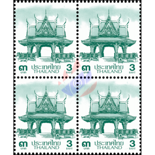 Definitive: PAVILION 3B 5th PRINT (TBSP) -BLOCK OF 4- (MNH)