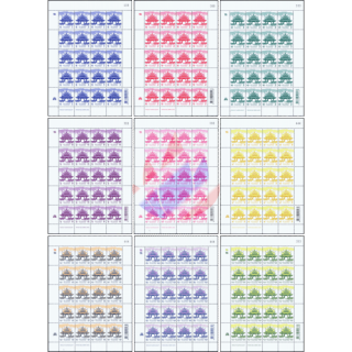 Definitive: THAI PAVILION TBSP -SHEET (I) RNG- (MNH)