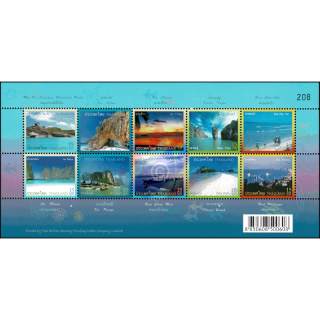 Definitive: Tourist Spots - Seaside -SMALL SHEET KB(I)- (MNH)