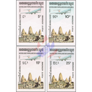 Freimarken: Tempel von Angkor -GESCHNITTEN- (**)