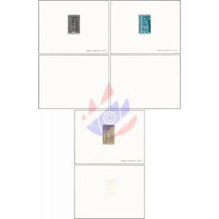 Fresken aus den Tempeln von Angkor -DELUXE SHEET DS(I)- (**)