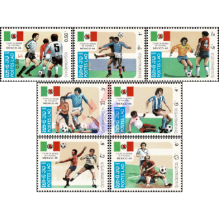 Football World Cup 1986, Mexico (MNH)