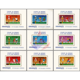 Soccer World Cup, Germany (1974) (III): Venues (94B-102B) (MNH)