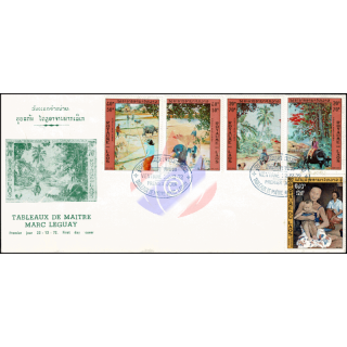 Painting by Marc Leguay (III) -FDC(I)-