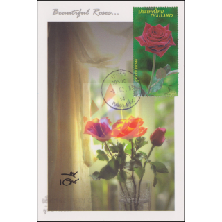 Grumarke: Rote Rose (2877) -MAXIMUM KARTE MC(VII)-