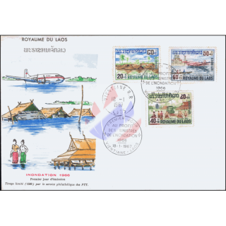 Flood victims in Laos -FDC(I)-
