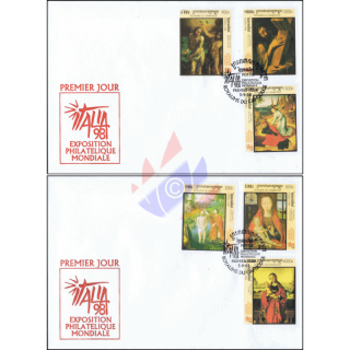 ITALIA 98, Mailand: Religise Malerei -FDC(I)-I-