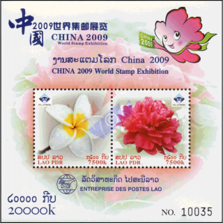 Int. Briefmarkenausstellung CHINA 2009, Luoyang (213A) (**)