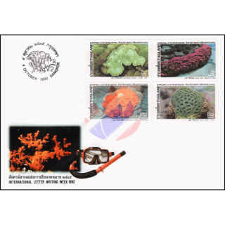 Internationale Briefwoche 1992: Korallen -FDC(I)-