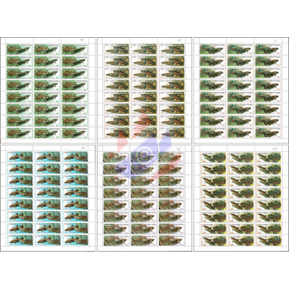Fighting fish of the genus Betta -SHEET BO(I)- (MNH)