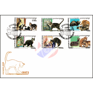 Katzen und historische Katzendarstellungen -FDC(I)-