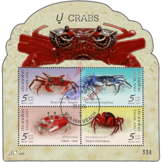 Crustaceans (III): Crabs from Southern Thailand (417A) -CANCELLED G(I)-