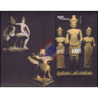 Kultur der Khmer: Phnom Da - Gtterstatuen (331A) (**)