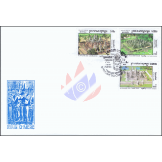 Kultur der Khmer: Tempel in der Ruinensttte Angkor -FDC(I)-