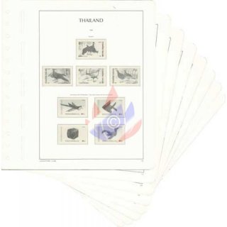 LIGHTHOUSE Template Sheets THAILAND 1988 page 116-123 8 Sheets (USED)