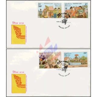 Laotian New Year traditions -FDC(I)-I-
