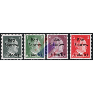 Local Issue Overprint Bad Saarow 1945 MiNo. IX-XII (MNH)