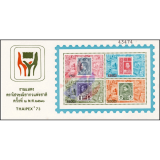 Nationale Briefmarkenausstellung THAIPEX 73 (2) (**)