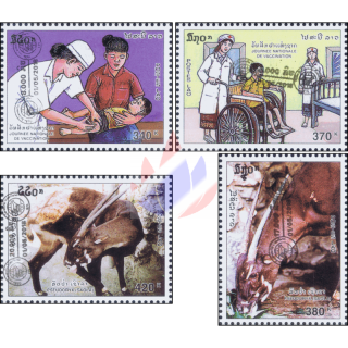 National Vaccination Day; Saola antelope -OVERPRINT-