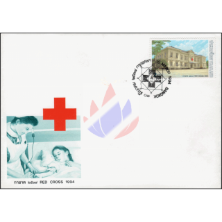 Nationales Rotes Kreuz: 80 Jahre Chulalongkorn-Krankenhaus -FDC(I)-I-