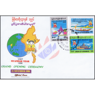 National Tourism Year 1996 -FDC(I)-I-