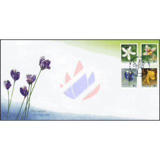 New Year 2005: Flowers (17th Series) -FDC(I)-