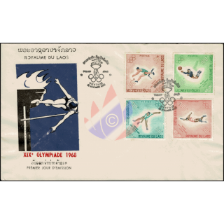 Summer Olympics, Mexico -FDC(III)-I-