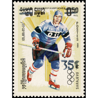 Olympische Winterspiele, Sarajevo (II) -HANDSTEMPEL BERDRUCK-