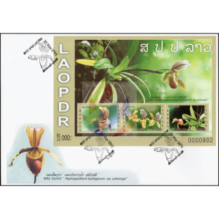 Orchideen (231A) -GEZAHNT FDC(I)-