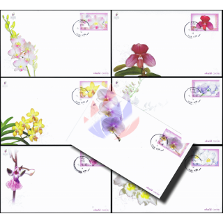 Orchids of Great Beauty and Royal Names -FDC(II)-TU-