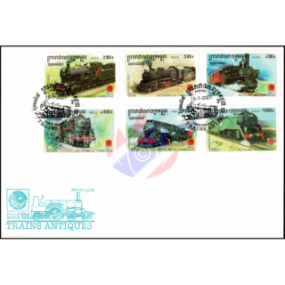 PHILANIPPON 2001: Dampflokomotiven -FDC(I)-