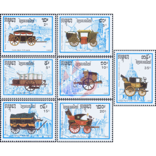 PHILEXFRANCE 89, Paris: Carriages (MNH)