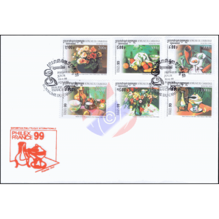 PHILEXFRANCE 99, Paris: Still Life French painter -FDC(I)-I-