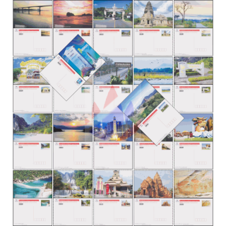 PREPAID POSTCARDS: Thailand Famous Places (Tourist Attracions)